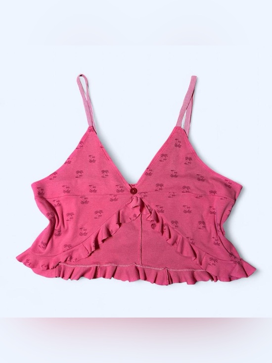 Tommy Hilfiger Tops - Y2K Pink Ruffled Tank Top by Tommy Hilfiger!